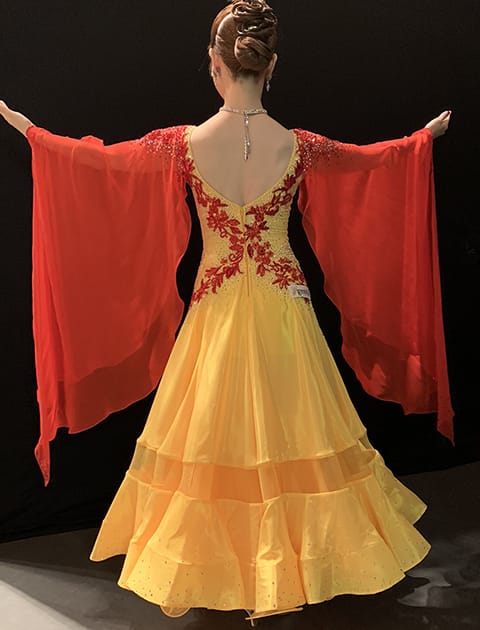 黄赤スタンダードドレス
